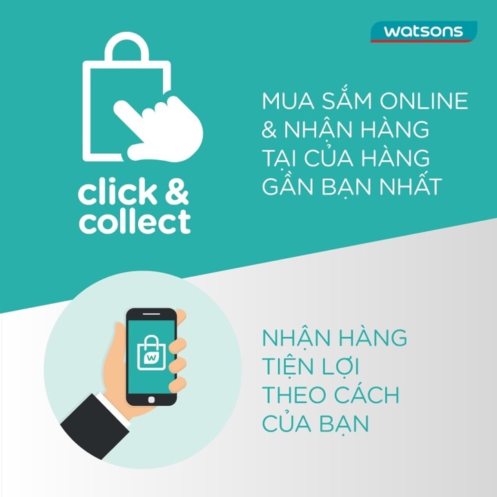 Watsons giao hàng trong 24h giúp khách hàng nhận được sản phẩm một cách nhanh chóng