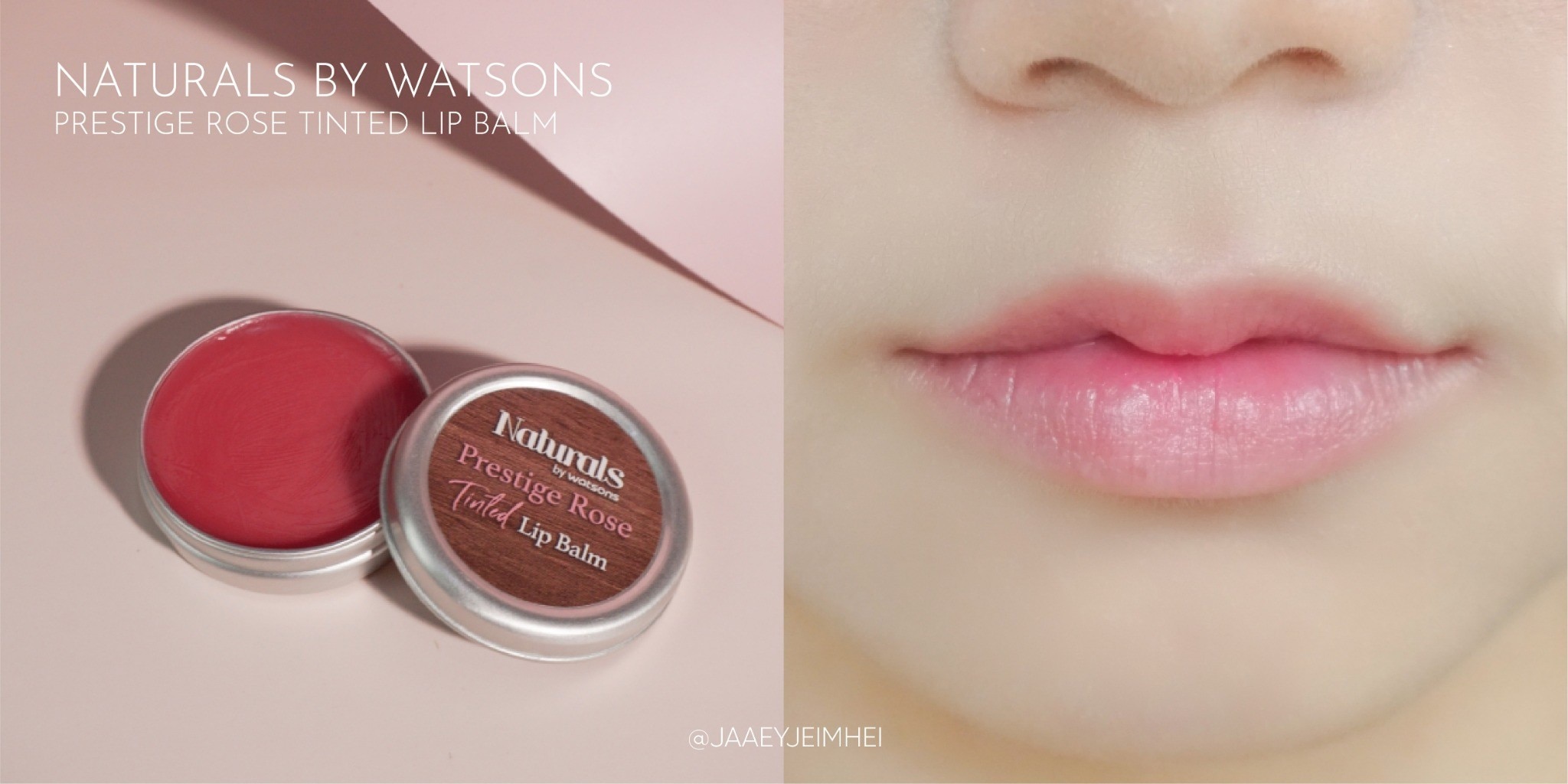 Son dưỡng môi rose nude Naturals By Watsons