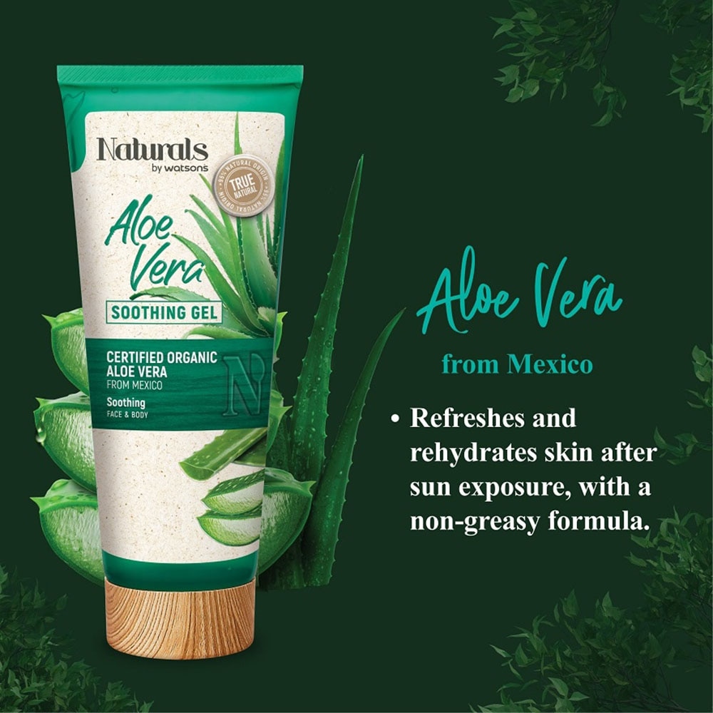 Watsons Aloe Vera là dòng sản phẩm chăm sóc da có chiết xuất từ Lô Hội