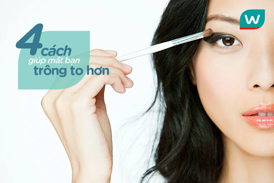 4 cách giúp mắt bạn trông to hon