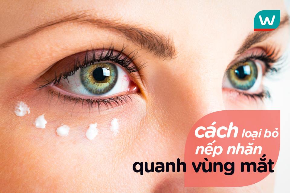 giảm nếp nhăn vùng mắt