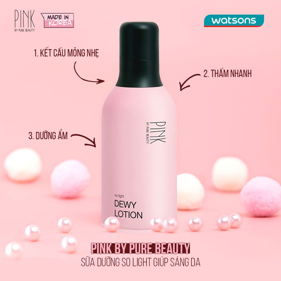 Sữa dưỡng So Light Pink by pure beauty