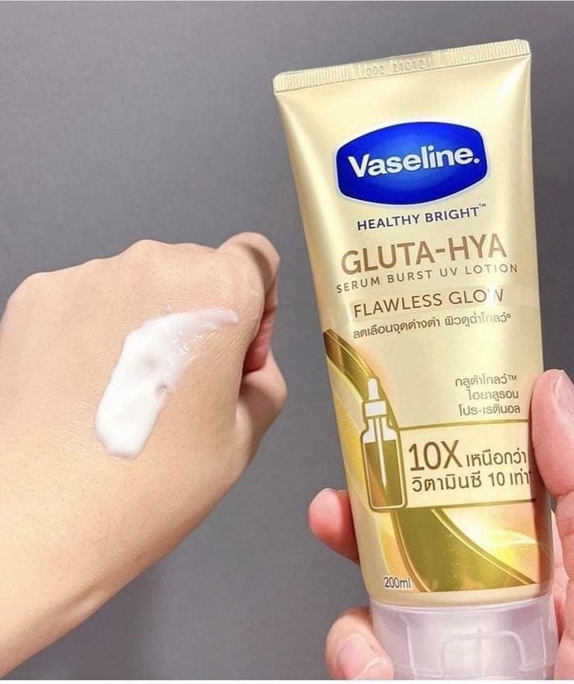 Dưỡng Da Body Trắng Khỏe - Serum Dưỡng Thể Vaseline Gluta-Hya 