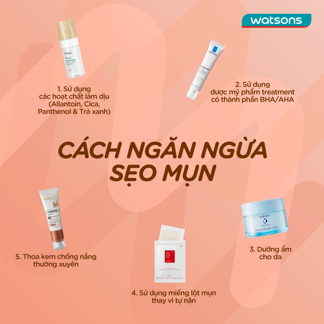 cách ngăn ngừa sẹo mụn - giải pháp skincare