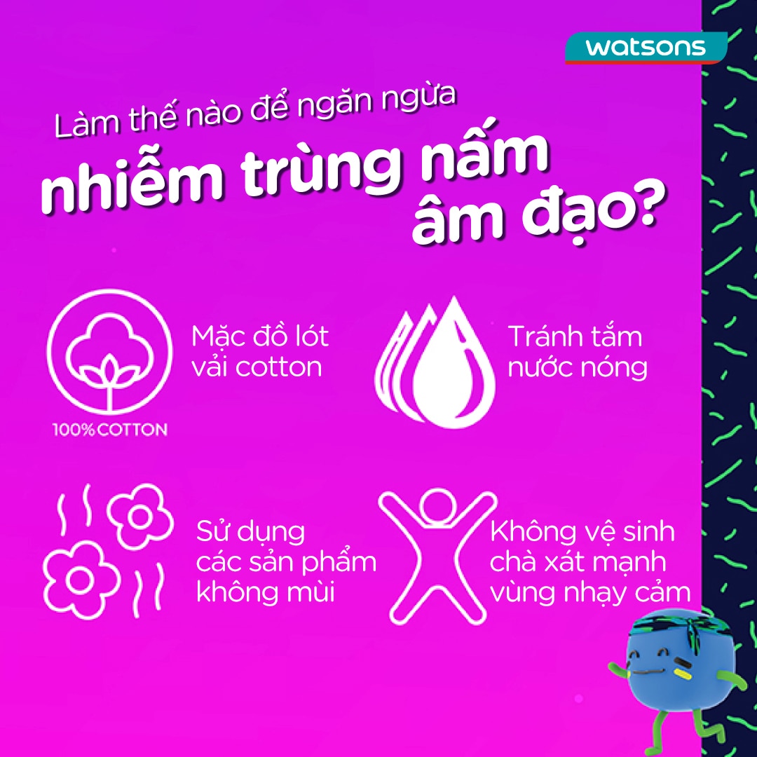 Làm thế nào để ngăn ngừa nhiễm trùng nấm âm đạo