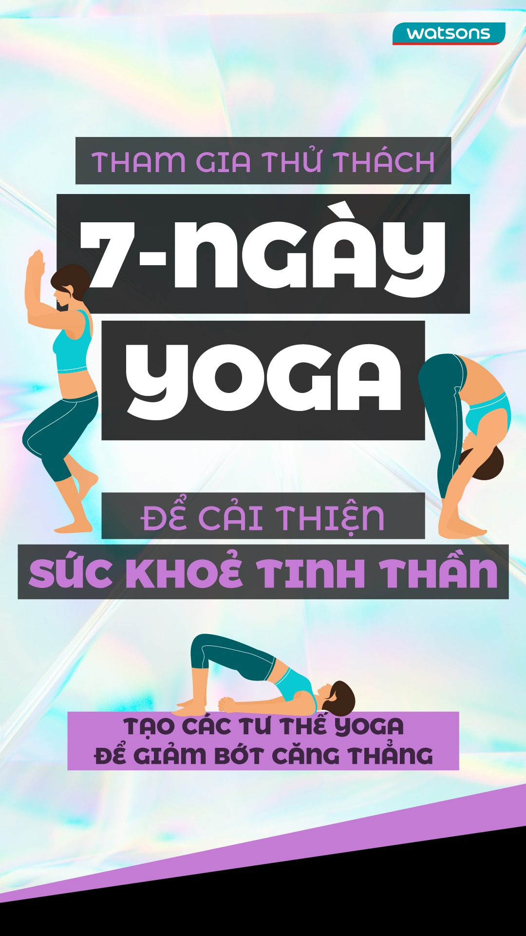 Thử thách sức khỏe tinh thần với bài tập yoga 7 ngày