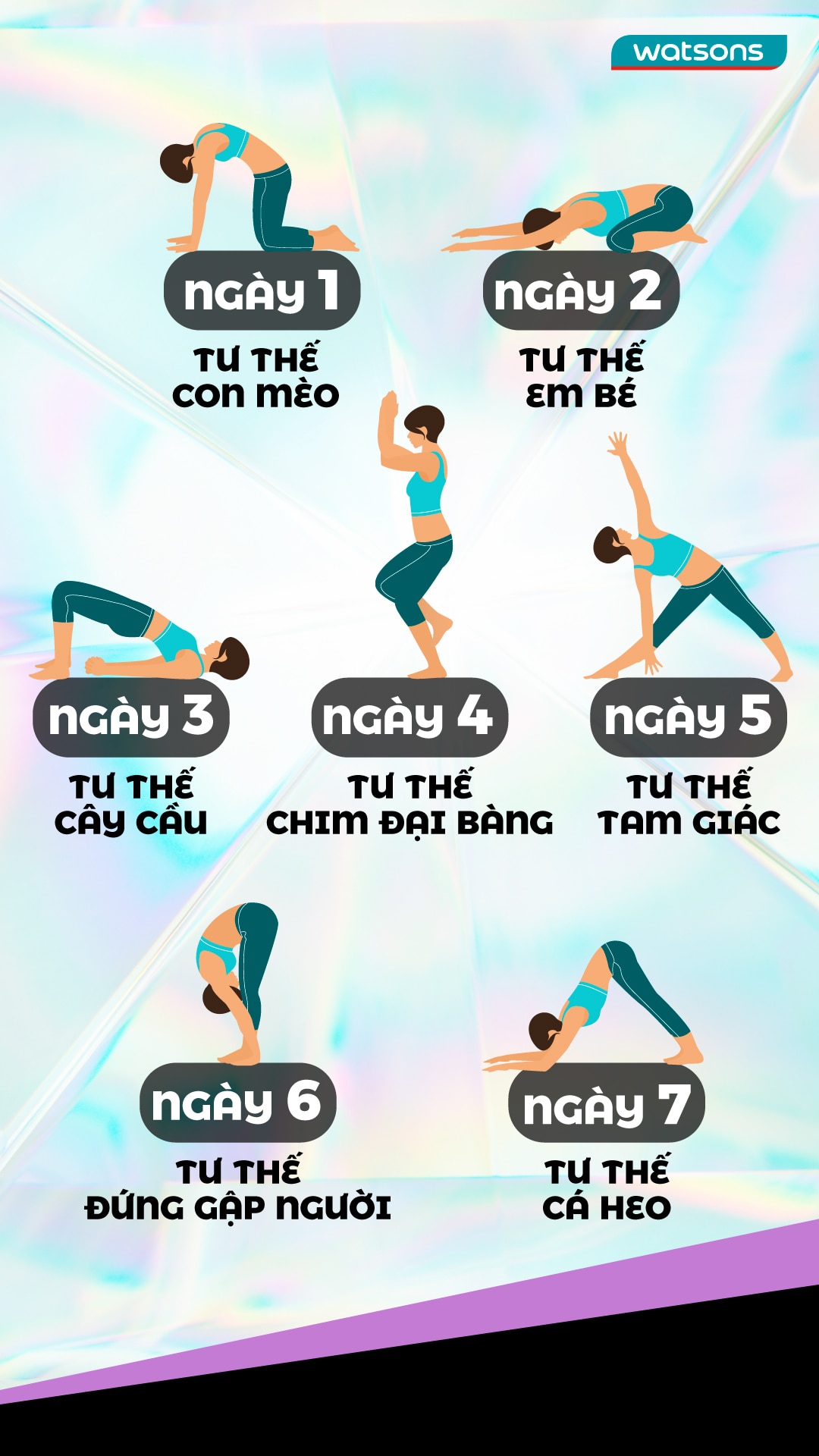 Thử thách sức khỏe tinh thần với bài tập yoga 7 ngày