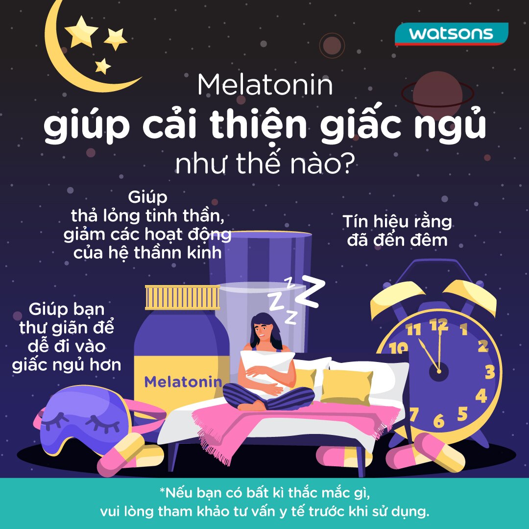 Melatonin giúp bạn cải thiện giấc ngủ như thế nào?