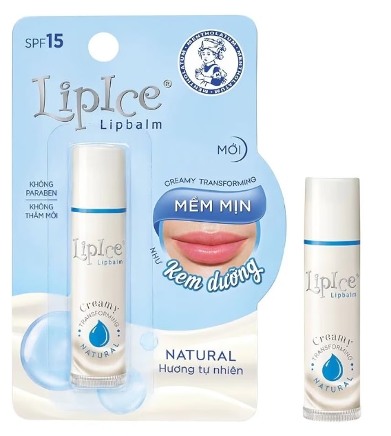 LIPICE, Natural Creamy Tranforming Lipbalm SPF15