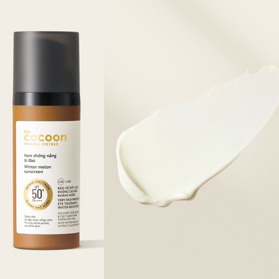 Sống Xanh Cùng Kem Chống Nắng Bí Đao Cocoon Winter Melon Sunscreen SPF50+ PA++++