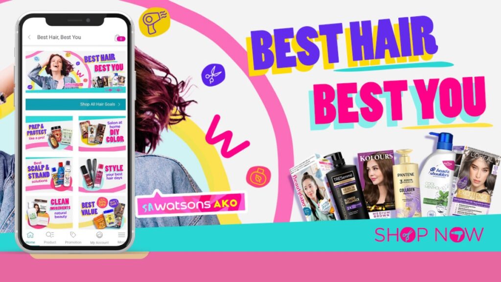 Săn ngay sản phẩm chăm sóc tóc yêu thích tại Haircare Festival Watsons