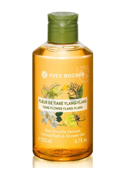 Gel Tắm Yves Rocher Tiare Flower & Ylang Ylang