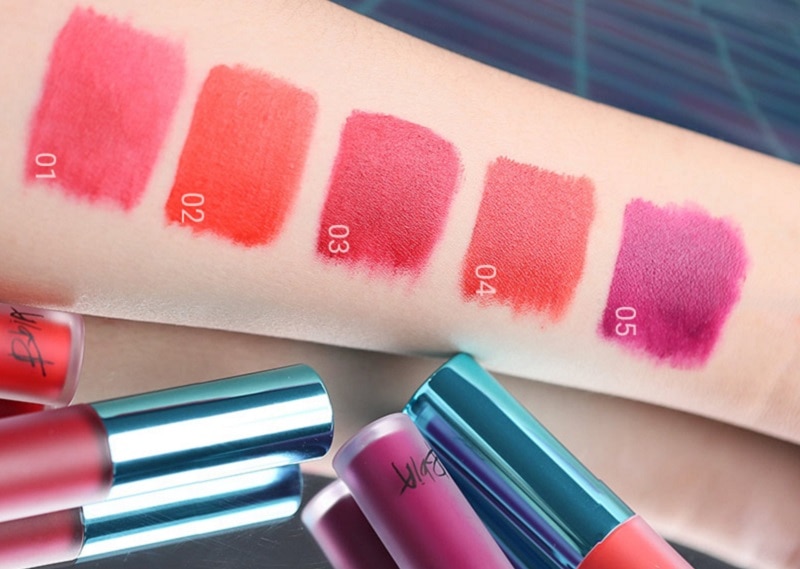 Bảng màu dòng son Bbia Last Velvet Lip Tint