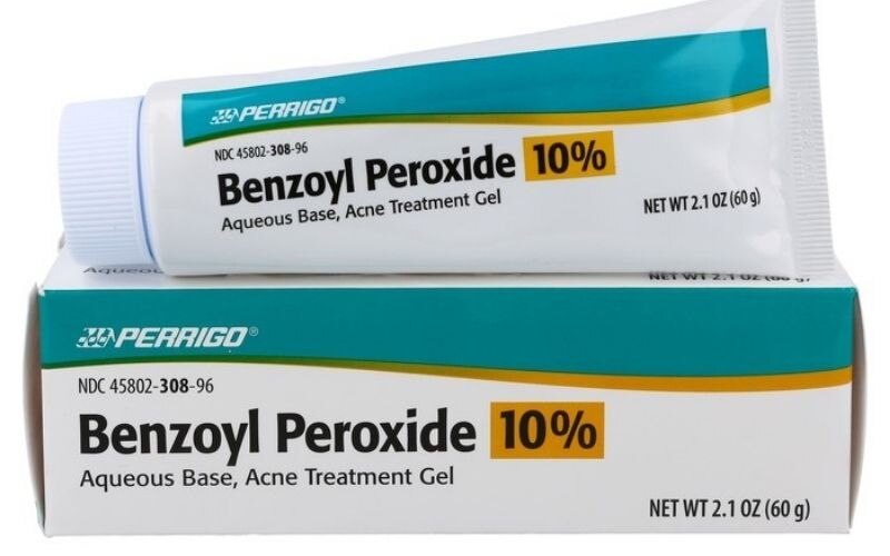 Benzoyl peroxide giúp giảm mụn hiệu quả