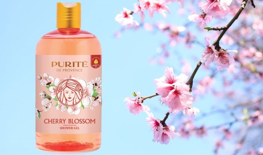 Sữa tắm Purite Cherry Blossom hương hoa anh đào