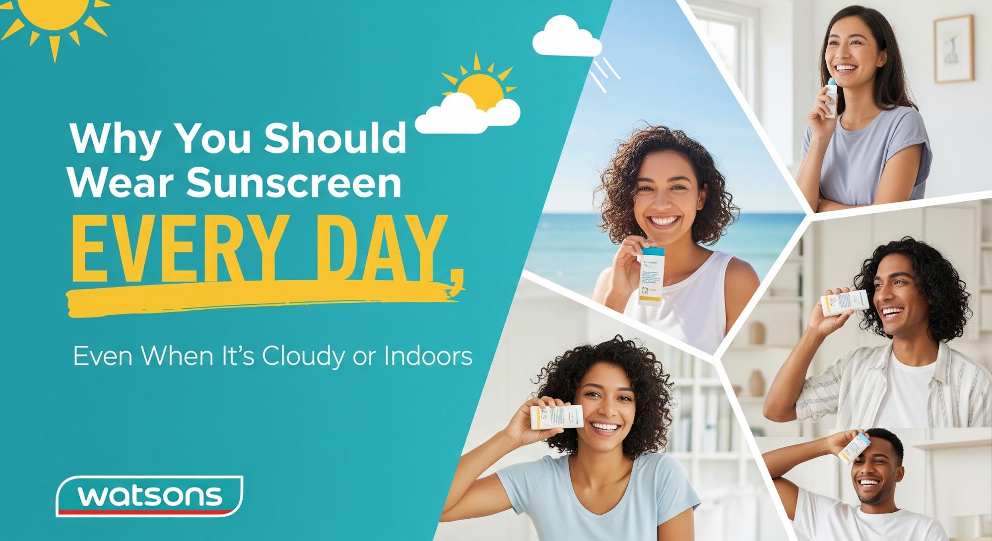 Vì Sao Phải Chống Nắng MỖI NGÀY, Kể Cả Khi Trời Âm U Hay Ở Trong Nhà?