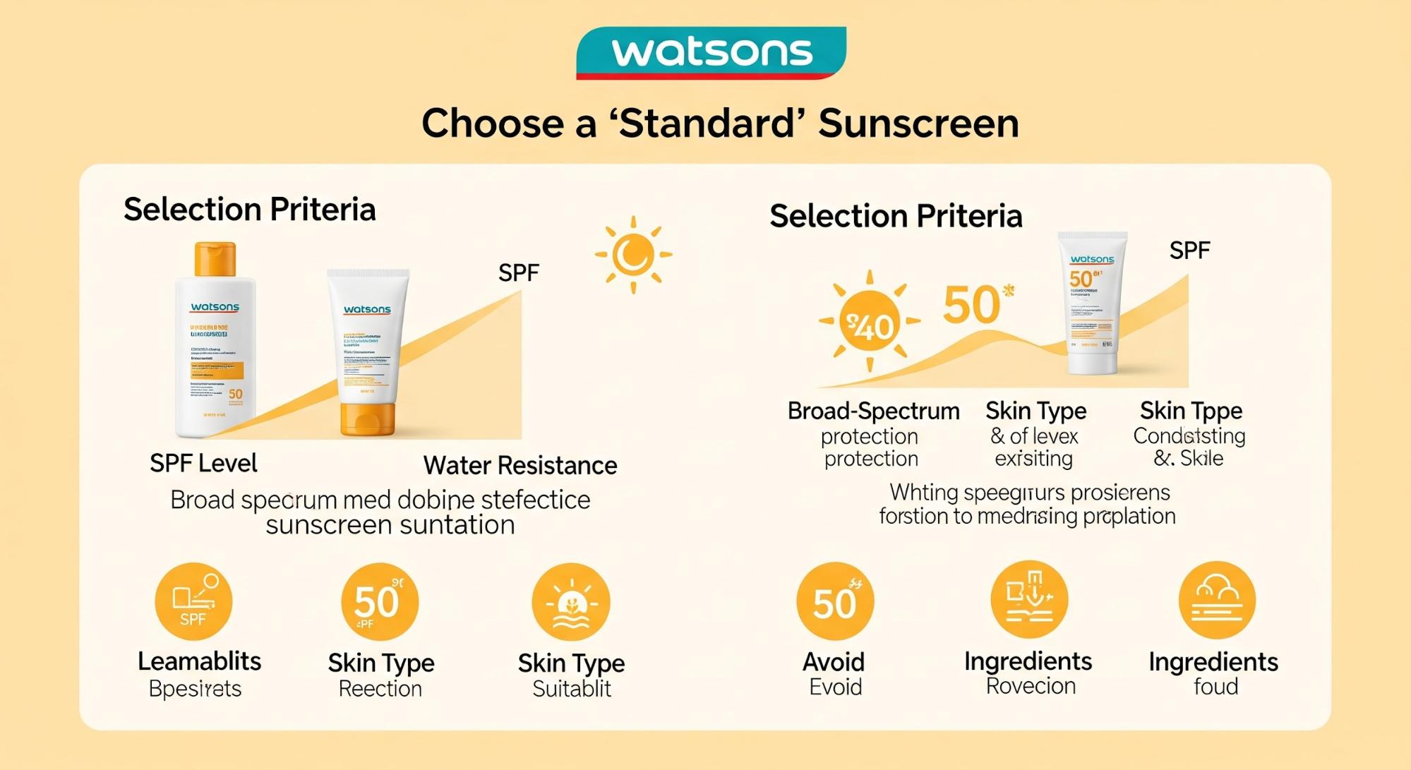 Tiêu Chí Lựa Chọn Kem Chống Nắng "Chuẩn Chỉnh" Tại Watsons