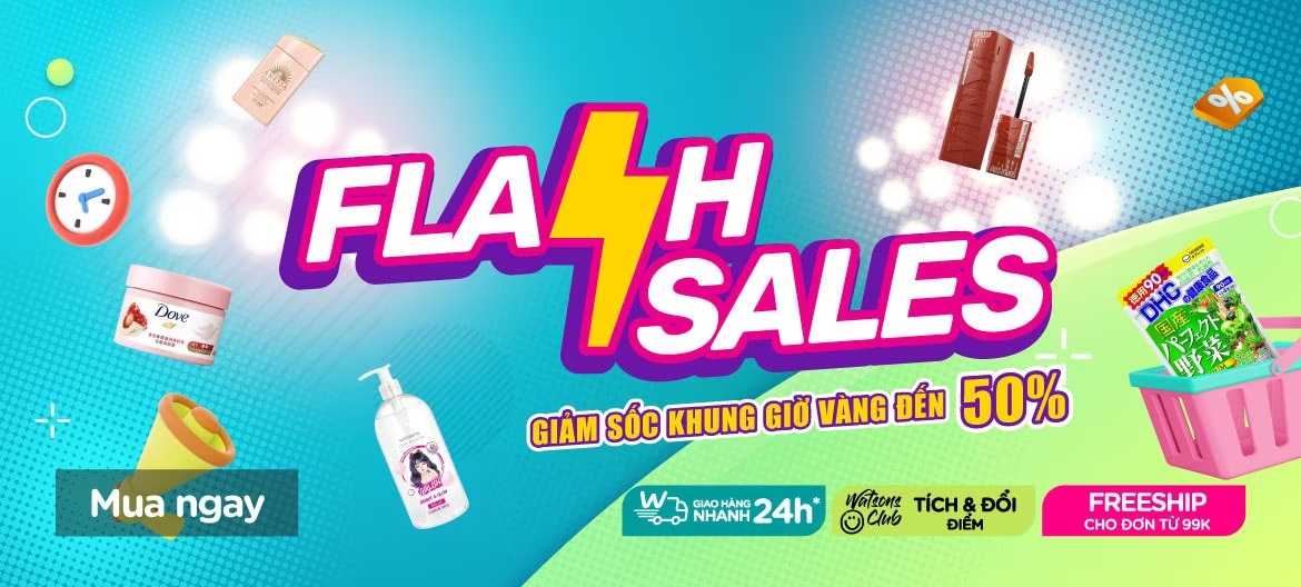 Watsons flash sale mỗi ngày - 1