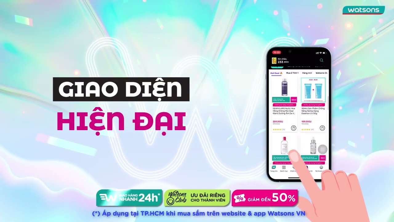 Watsons phiên bản mới có gì nổi bật - 1