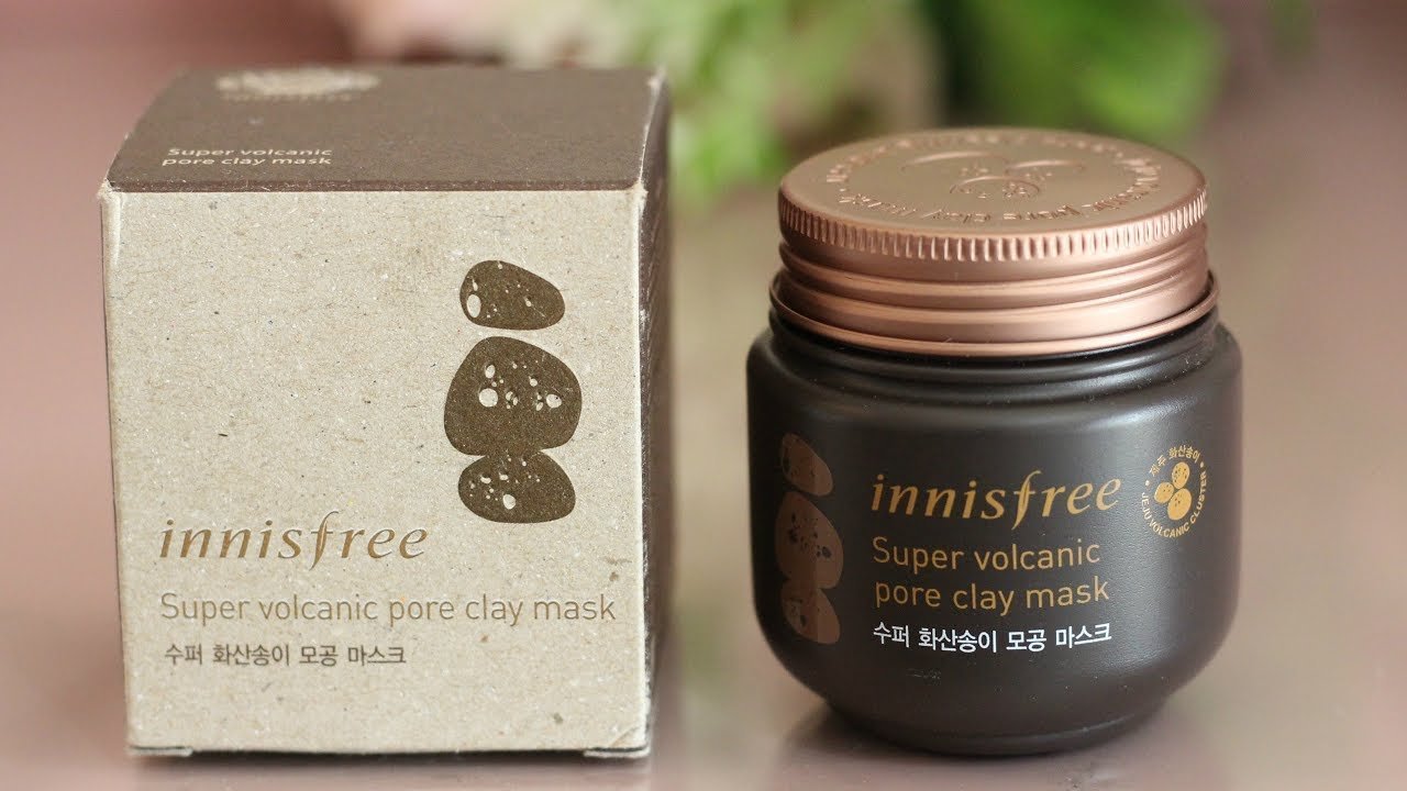 Super Volcanic Pore Clay Mask là dòng mặt nạ đất sét Innisfree dành cho da dầu