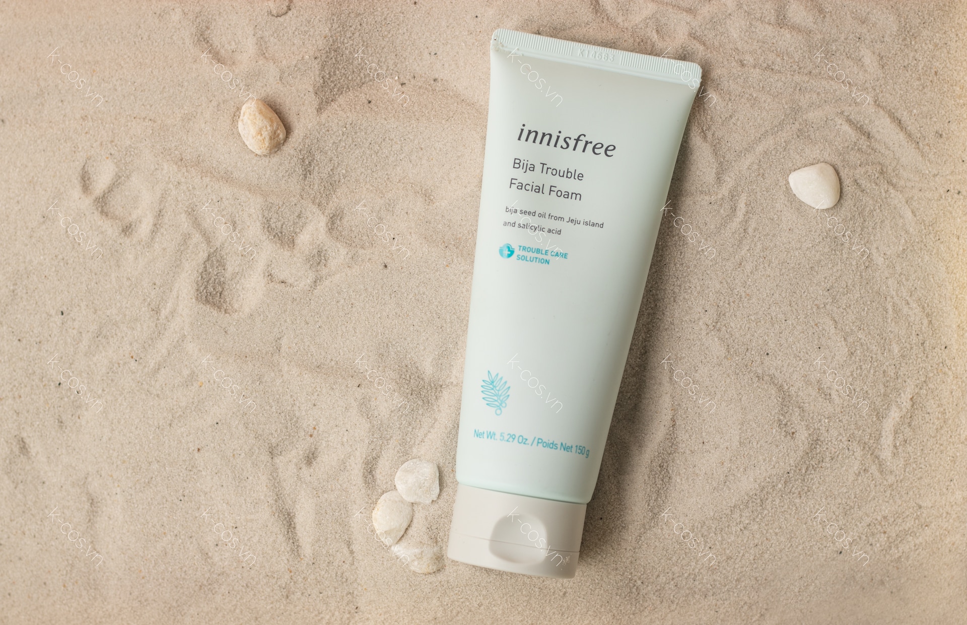 Sữa rửa mặt dành cho da dầu mụn Innisfree Bija Trouble Facial Foam