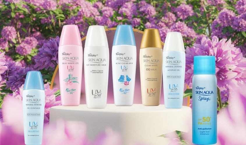 Những dòng kem chống nắng Skin Aqua được yêu thích nhất hiện nay