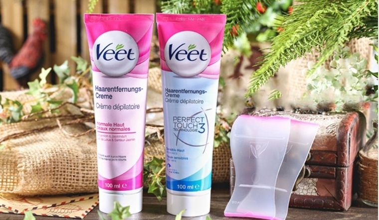 Kem tẩy lông Veet có khả năng dưỡng ẩm da và không để lại mùi