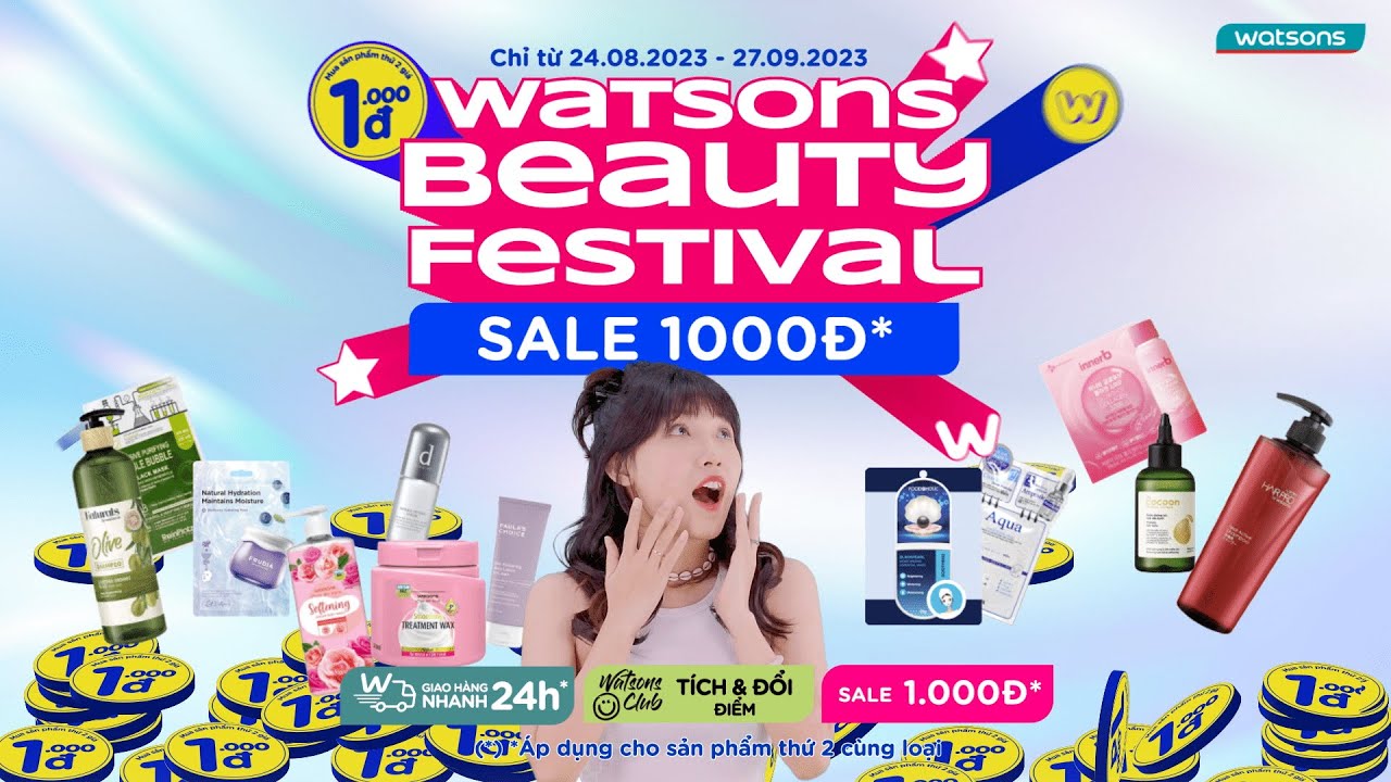 Lễ hội mặt nạ Watsons nằm trong chuỗi sự kiện Watsons Beauty Festival