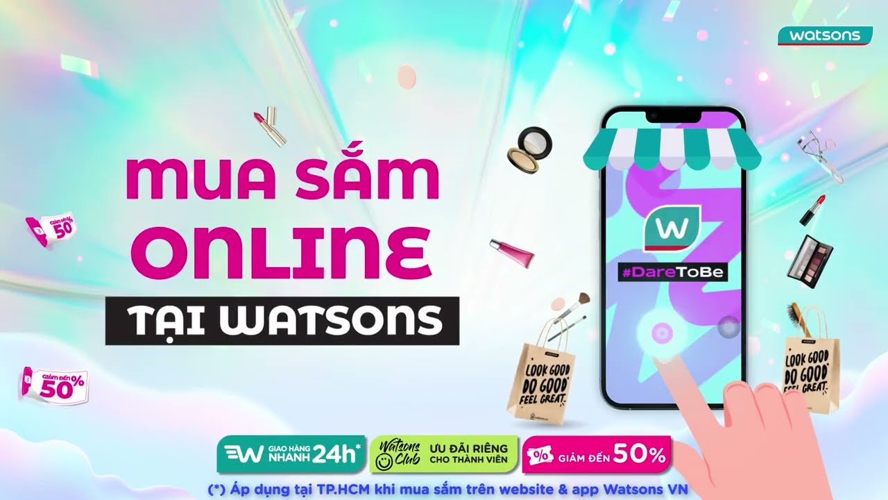 Truy cập website hoặc app để tham gia chương trình Watson Deal Hot mỗi ngày