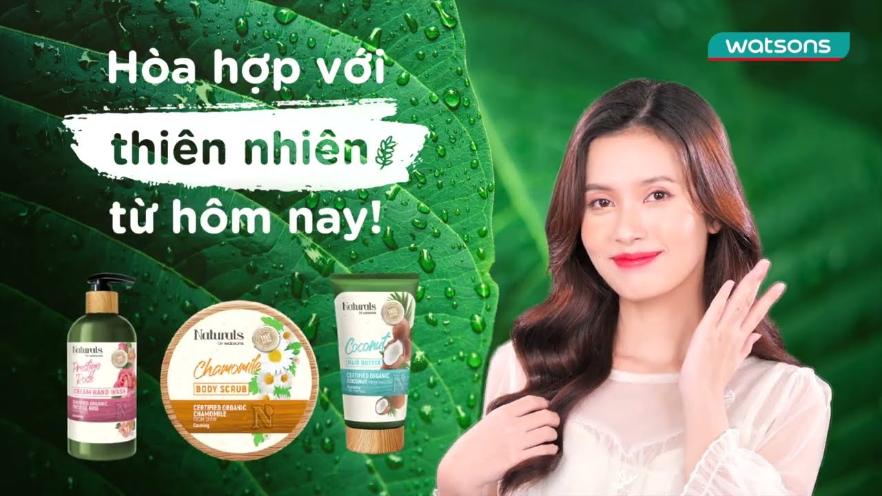 Natural by Watsons là một thương hiệu bao gồm các sản phẩm tự nhiên