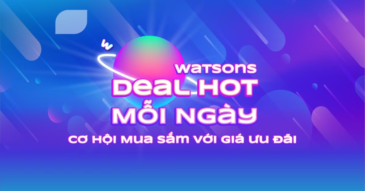 Mừng ngày phụ nữ Việt Nam 20 tháng 10 Watsons giảm giá loạt sản phẩm