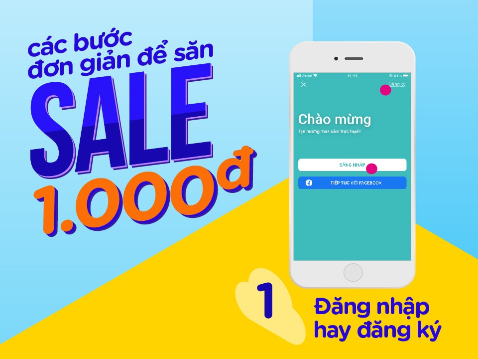 sale 1.000 đồng