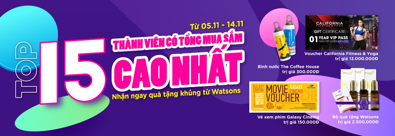 Đại tiệc Watsons 11.11