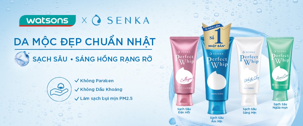 Mỹ phẩm dưỡng da Senka