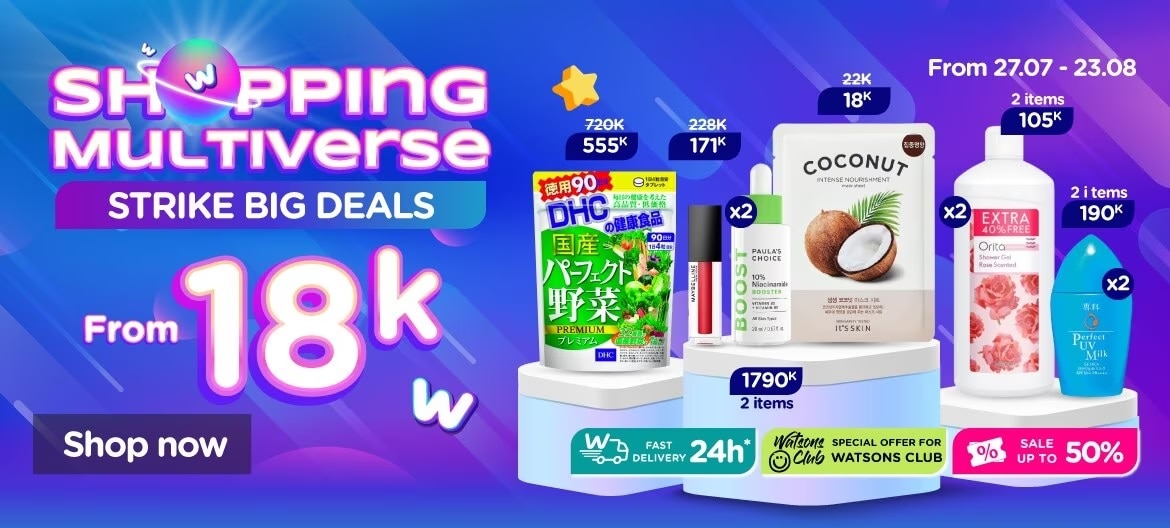 Vũ trụ sale đa kênh tiện lợi cùng Watsons Việt Nam - 1