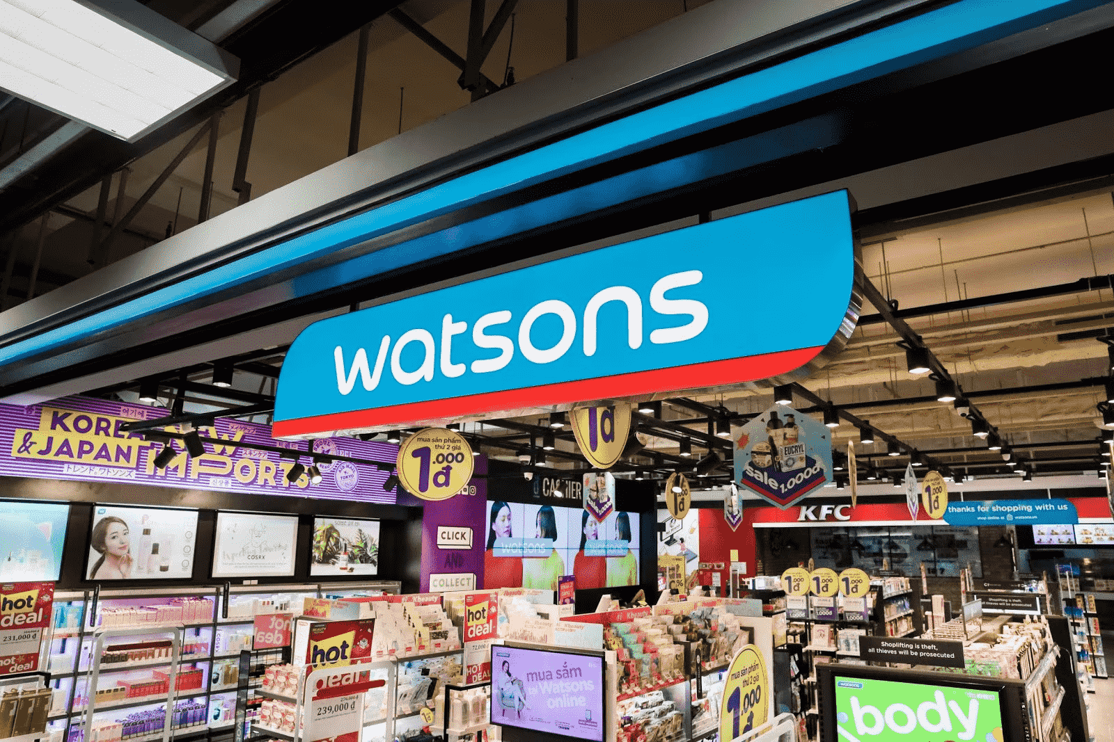 Siêu deal dưỡng ẩm Watsons