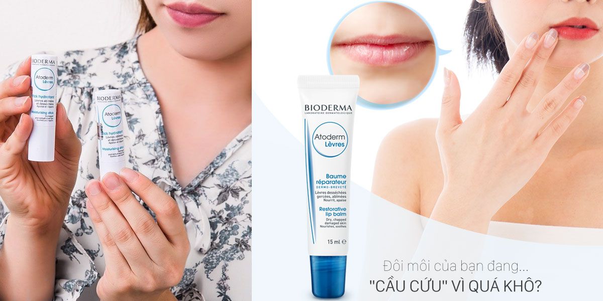 Bioderma Atoderm Levres là sản phẩm cứu cánh dành cho làn da khô