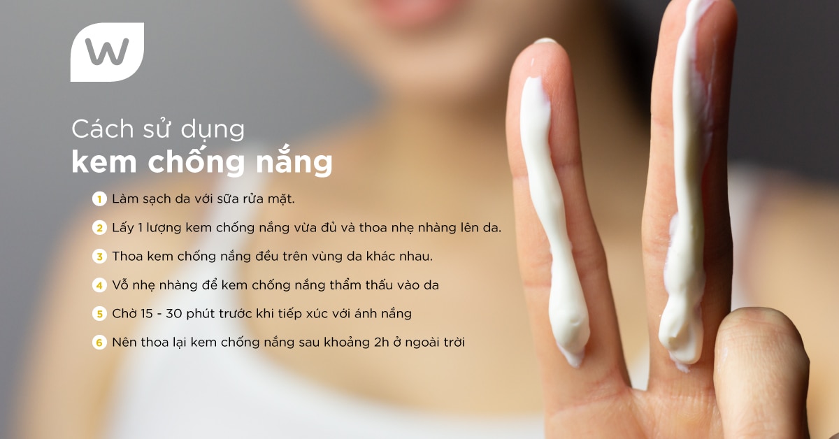 Các Bước Sử Dụng Kem Chống Nắng Không Gây Nhờn Rít Hiệu Quả