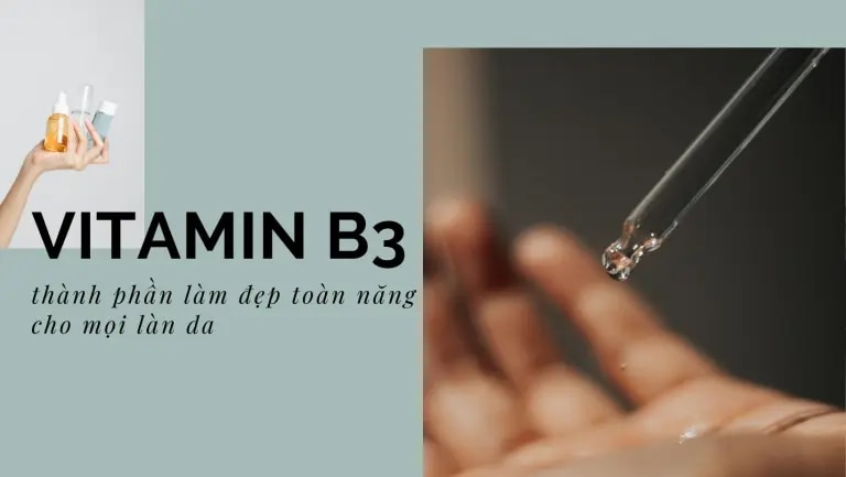 Vitamin B3 là một thành phần hiệu quả trong việc giảm thiểu vết thâm da