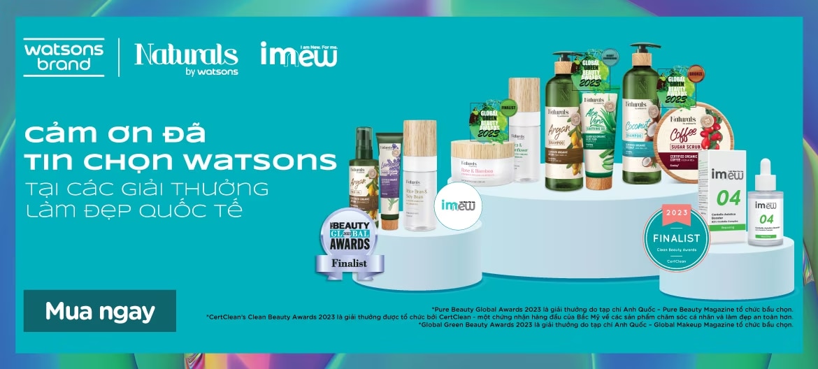 Thành viên Watsons sẽ được hưởng ưu đãi hấp dẫn khi mua các sản phẩm độc quyền