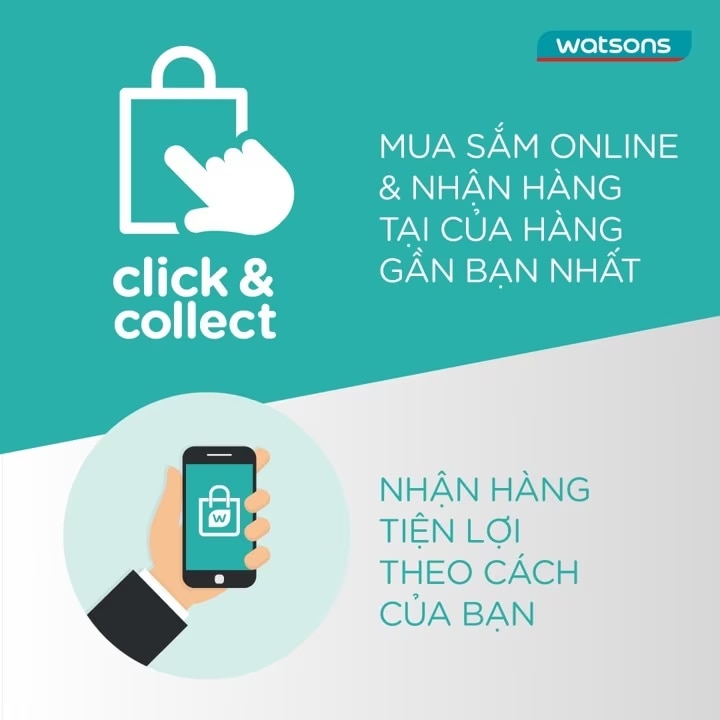 Watsons giao nhanh 24h mang đến nhiều lợi ích khi mua hàng online