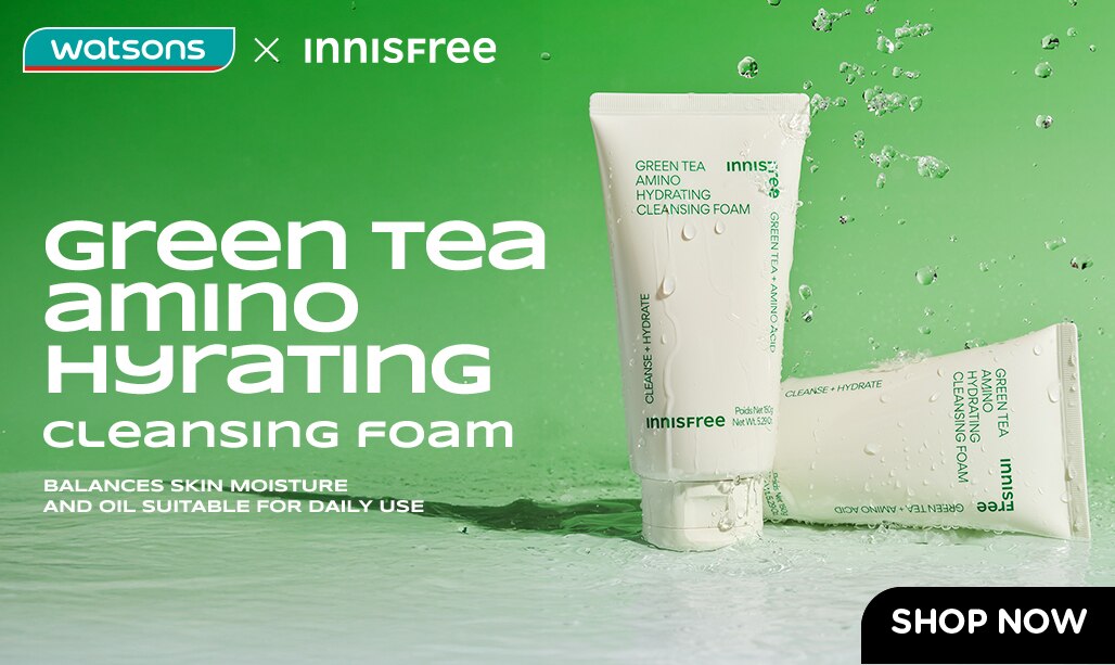innisfree Green Tea Amino Cleansing Foam EN