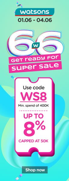 Use code WS8 save up to 8% capped at 50K with min. spend 400K