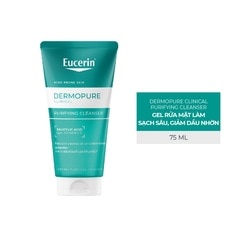 EUCERIN Gel Rửa Mặt Eucerin Dermopure Clinical Purifying Cleanser 75ml